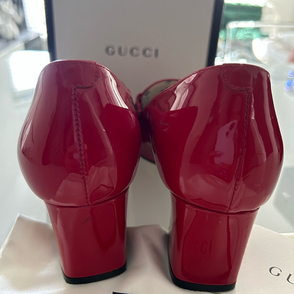 Gucci Vernice Crystal Red View 2